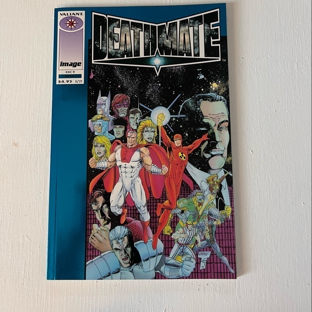 Deathmate Blue Comic Book
